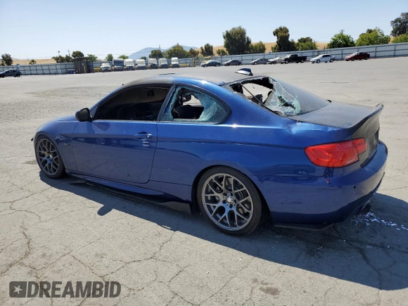2011 BMW 3 Series 335is with VIN WBAKG1C54BE362868, listed as a Copart auction lot 62237455 with Not provided miles and Non repairable. Bid and sale history available at DreamBid. Image 2.
