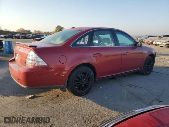 2009 Ford Taurus SEL with VIN 1FAHP24W09G110386, listed as a Copart auction lot 77953694 with 105,869 mi miles and Salvage Title. Bid and sale history available at carsss.com. Image 3.