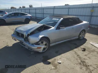 2002 Mercedes-Benz CLK with VIN WDBLK70GX2T103942, listed as a Copart auction lot 45547865 with 159,335 mi miles and Salvage Title. Bid and sale history available at carsss.com. Image 1.