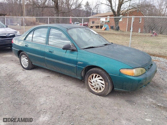 1998 Ford Escort SE with VIN 1FAFP13P0WW255845, listed as a IAAI auction lot 41610842 with 144582 miles. Bid and sale history available at carsss.com. Image 1.