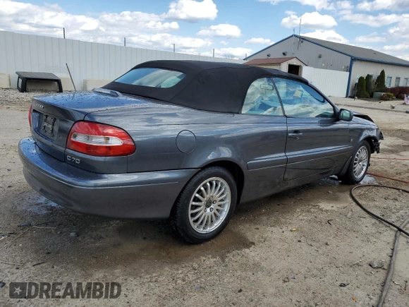 2004 Volvo C70 with VIN YV1NC63D14J041360, listed as a Copart auction lot 50709895 with 105,687 mi miles and Non Repairable. Bid and sale history available at carsss.com. Image 3.