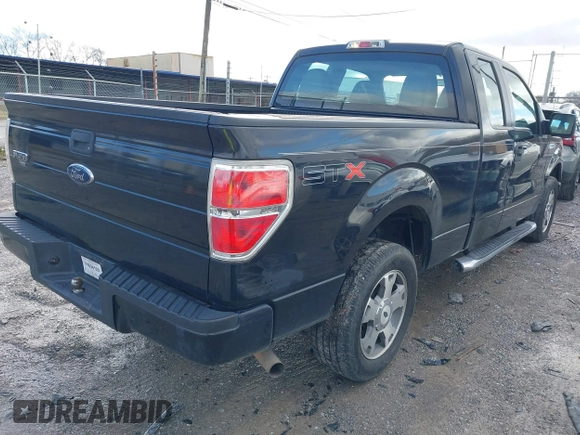 2010 Ford F-150 XL with VIN 1FTEX1CW2AFD49537, listed as a IAAI auction lot 41577517 with 242,153 mi miles. Bid and sale history available at carsss.com. Image 4.