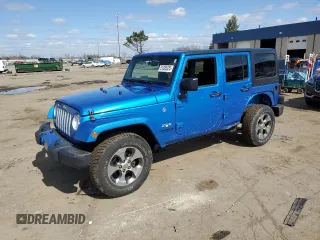 2016 Jeep Wrangler Unlimited 75th Anniversary with VIN 1C4BJWEG7GL172663, listed as a Copart auction lot 51305325 with 67,273 mi miles and Salvage Title. Bid and sale history available at carsss.com. Image 1.