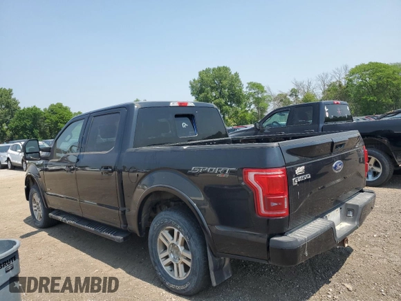 2015 Ford F-150 XLT with VIN 1FTEW1EG4FFA60210, listed as a Copart auction lot 59752825 with 323,475 mi miles and Salvage title. Bid and sale history available at DreamBid. Image 2.