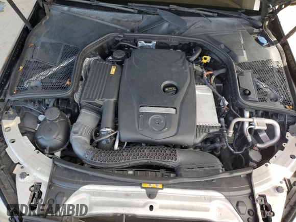 2017 Mercedes-Benz C 300 with VIN 55SWF4JB7HU205892, listed as a Copart auction lot 59607825 with 104,146 mi miles and Salvage title. Bid and sale history available at DreamBid. Image 11.