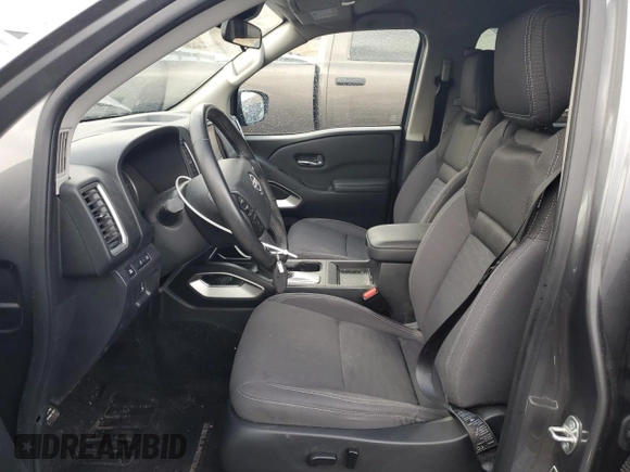 2023 Nissan Frontier SV with VIN 1N6ED1FK4PN631238, listed as a Copart auction lot 43640525 with 26,974 mi miles and Salvage title. Bid and sale history available at DreamBid. Image 7.