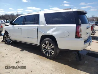 2020 GMC Yukon XL Denali with VIN 1GKS1HKJ8LR101852, listed as a Copart auction lot 49372485 with 54,055 mi miles and Salvage Title. Bid and sale history available at carsss.com. Image 2.