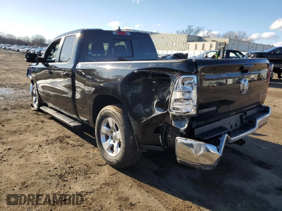 2021 Ram 1500 Big Horn with VIN 1C6RRFBG1MN804298, listed as a Copart auction lot 48227505 with 24,672 mi miles and Salvage Title. Bid and sale history available at carsss.com. Image 2.