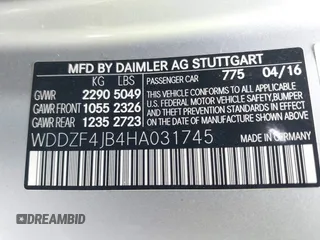 2017 Mercedes-Benz E 300 Luxury with VIN WDDZF4JB4HA031745, listed as a IAAI auction lot 42245007 with 66,799 mi miles and . Bid and sale history available at DreamBid. Image 9.