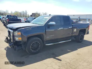 2014 Chevrolet Silverado 1500 LT with VIN 1GCRCREH0EZ415162, listed as a Copart auction lot 53954945 with 232,391 mi miles and Salvage Title. Bid and sale history available at DreamBid. Image 1.