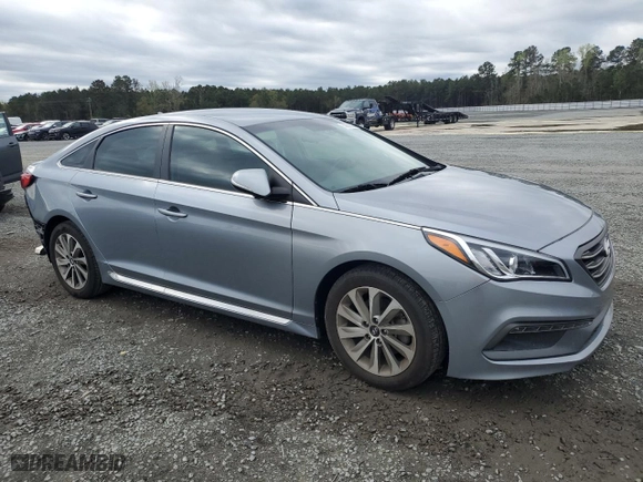 2016 Hyundai Sonata 2.4L Sport with VIN 5NPE34AF0GH422970, listed as a Copart auction lot 50966565 with 78,115 mi miles and Salvage Title. Bid and sale history available at carsss.com. Image 4.
