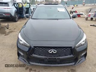 2023 Infiniti Q50 Sensory z VIN JN1EV7CP9PM511527, wystawiony jako IAAI lot #42490195 z przebiegiem 34 031 mil mil oraz . Historia ofert i sprzedaży dostępna na DreamBid. Obrazek 12.