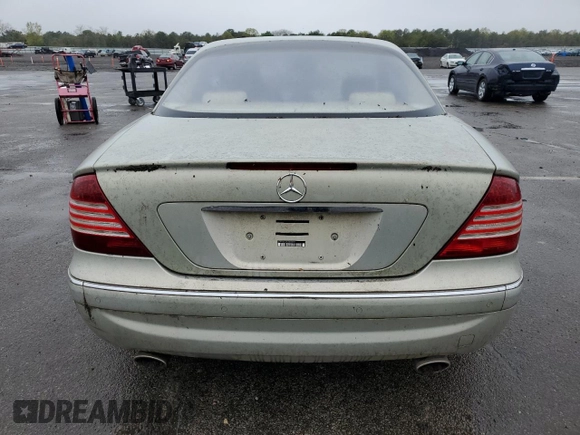 2004 Mercedes-Benz CL 500/600 with VIN WDBPJ75J94A040257, listed as a Copart auction lot 55802635 with 83,180 mi miles and Clean Title. Bid and sale history available at DreamBid. Image 6.