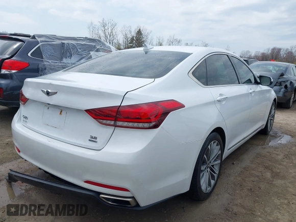 2017 Genesis G80 3.8L с VIN KMHGN4JE5HU183025, выставлен на аукционе IAAI как лот 42048920 с пробегом 90 073 миль миль и . История ставок и продаж доступна на DreamBid. Изображение 4.
