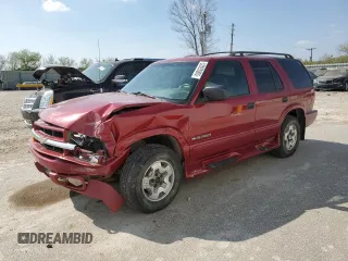2002 Chevrolet Blazer LS z VIN 1GNDT13W52K123662, wystawiony jako Copart lot #52893005 z przebiegiem 106 855 mil mil oraz Szkoda całkowita • Salvage title. Historia ofert i sprzedaży dostępna na DreamBid. Obrazek 1.