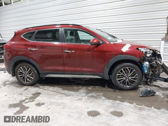 2019 Hyundai Tucson Ultimate with VIN KM8J3CAL2KU005486, listed as a IAAI auction lot 41605303 with 4,033 mi miles. Bid and sale history available at carsss.com. Image 13.