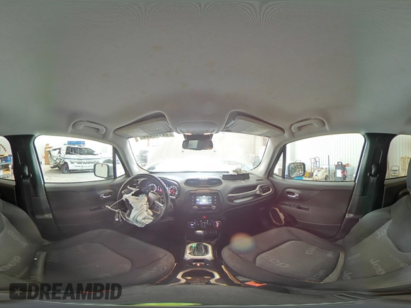 2017 Jeep Renegade Latitude with VIN ZACCJABB3HPG54169, listed as a Copart auction lot 59156235 with 142,892 mi miles and Salvage title. Bid and sale history available at DreamBid. Image 14.
