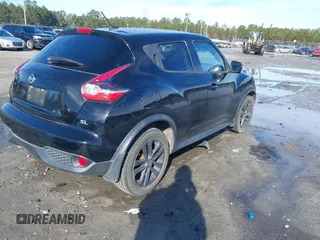 2015 Nissan Juke S with VIN JN8AF5MR6FT508686, listed as a IAAI auction lot 41214220 with 137,619 mi miles. Bid and sale history available at carsss.com. Image 4.