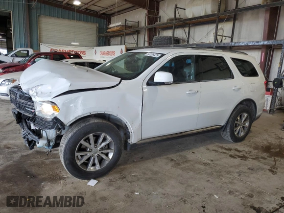 2014 Dodge Durango Limited z VIN 1C4RDJDG1EC593074, wystawiony jako Copart lot #64185525 z przebiegiem 125 203 mil mil oraz Szkoda całkowita • Salvage title. Historia ofert i sprzedaży dostępna na DreamBid. Obrazek 1.