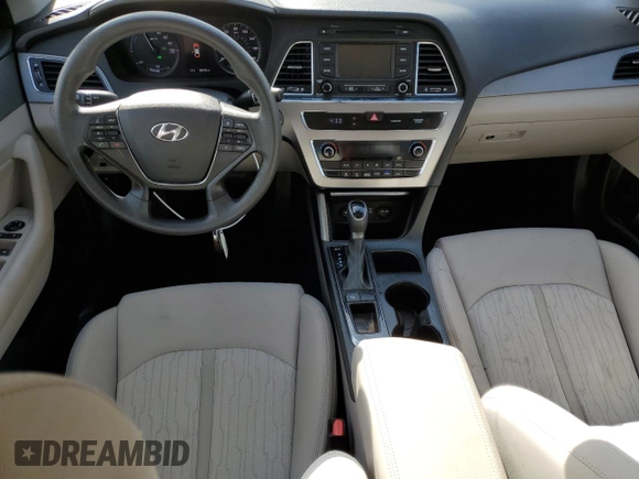 2016 Hyundai Sonata Hybrid SE with VIN KMHE24L10GA038842, listed as a Copart auction lot 48898305 with 85,432 mi miles and Salvage Title. Bid and sale history available at carsss.com. Image 8.