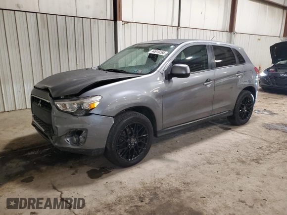 2015 Mitsubishi Outlander Sport 2.4 ES with VIN 4A4AR3AW1FE052868, listed as a Copart auction lot 44919265 with 115,346 mi miles and Salvage Title. Bid and sale history available at carsss.com. Image 1.