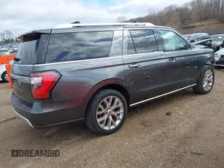 2018 Ford Expedition Max Platinum with VIN 1FMJK1MT0JEA19575, listed as a IAAI auction lot 41870445 with 76,781 mi miles and . Bid and sale history available at DreamBid. Image 4.