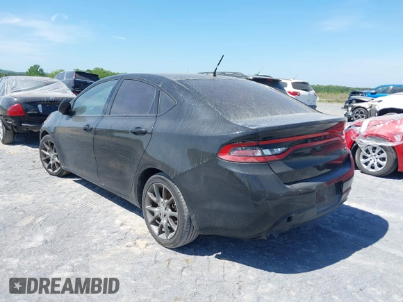 2014 Dodge Dart SXT with VIN 1C3CDFBB4ED868560, listed as a IAAI auction lot 41052009 with 116,476 mi miles. Bid and sale history available at carsss.com. Image 3.