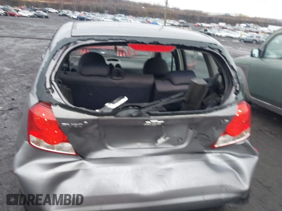 2008 Chevrolet Aveo LS with VIN KL1TD66658B110470, listed as a IAAI auction lot 41802890 with 116,376 mi miles and . Bid and sale history available at DreamBid. Image 6.