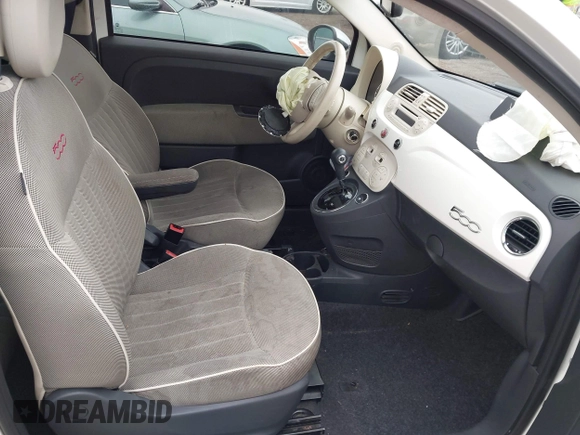 2012 FIAT 500 Lounge with VIN 3C3CFFCR9CT120173, listed as a IAAI auction lot 42438907 with 154,151 mi miles and . Bid and sale history available at DreamBid. Image 5.