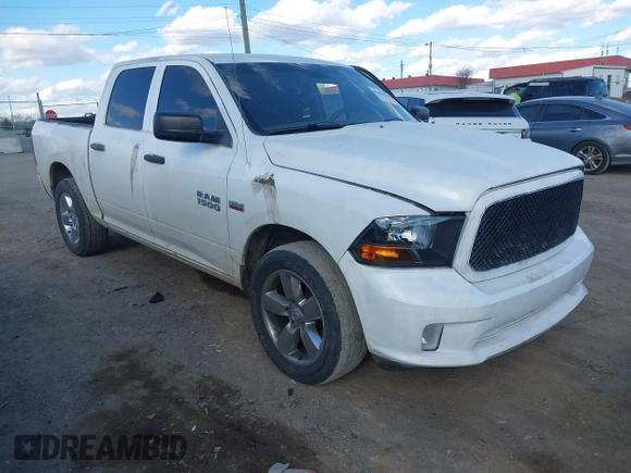 2014 Ram 1500 Express with VIN 1C6RR6KT8ES101426, listed as a IAAI auction lot 41694226 with 163,762 mi miles. Bid and sale history available at carsss.com. Image 1.