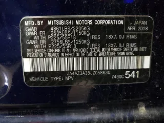 2018 Mitsubishi Outlander ES with VIN JA4AZ3A38JZ058630, listed as a Copart auction lot 57361235 with 126,132 mi miles and Clean title. Bid and sale history available at DreamBid. Image 14.