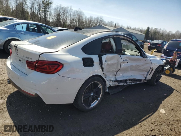 2019 BMW 4 Series 430i xDrive with VIN WBA4J3C55KBL05053, listed as a Copart auction lot 51997285 with Not Provided miles and Non Repairable. Bid and sale history available at carsss.com. Image 3.