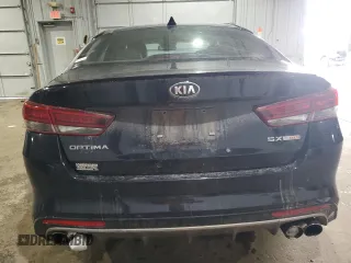 2016 Kia Optima SX Turbo with VIN 5XXGW4L28GG050137, listed as a Copart auction lot 45920845 with 90,664 mi miles and Salvage Title. Bid and sale history available at carsss.com. Image 6.