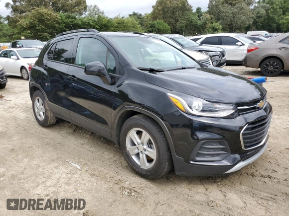 2021 Chevrolet Trax LT with VIN KL7CJLSB4MB324912, listed as a Copart auction lot 66497224 with 59,619 mi miles and Salvage title. Bid and sale history available at DreamBid. Image 4.