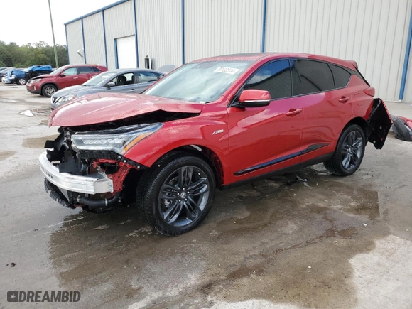 2024 Acura RDX w/A-Spec Package with VIN 5J8TC2H67RL018209, listed as a Copart auction lot 80133514 with 11,323 mi miles and Salvage Title. Bid and sale history available at carsss.com. Image 1.