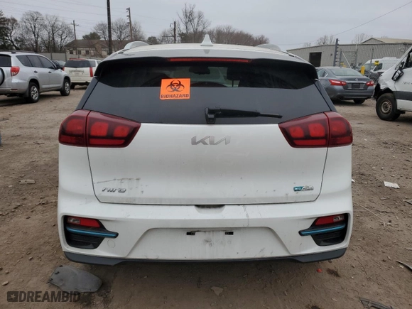 2022 Kia Niro EV S with VIN KNDCC3LG4N5159869, listed as a Copart auction lot 49219665 with NaN miles and Non Repairable. Bid and sale history available at carsss.com. Image 6.