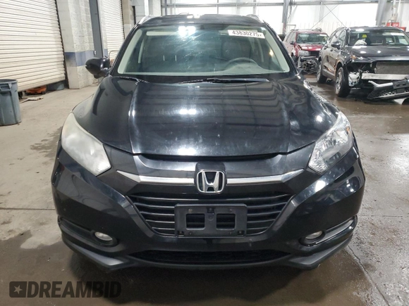 2016 Honda HR-V EX-L w/Navi with VIN 3CZRU6H75GM732495, listed as a Copart auction lot 43830275 with 193,665 mi miles and Salvage Title. Bid and sale history available at carsss.com. Image 5.