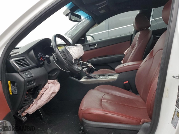 2017 Kia Optima SX with VIN 5XXGW4L26HG125886, listed as a Copart auction lot 85826894 with 127,694 mi miles and Salvage Title. Bid and sale history available at carsss.com. Image 7.