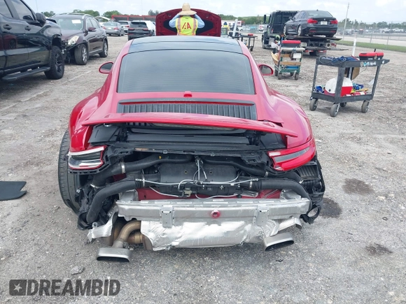 2018 Porsche 911 Carrera with VIN WP0AA2A92JS106143, listed as a IAAI auction lot 42009215 with 36,754 mi miles and . Bid and sale history available at DreamBid. Image 16.