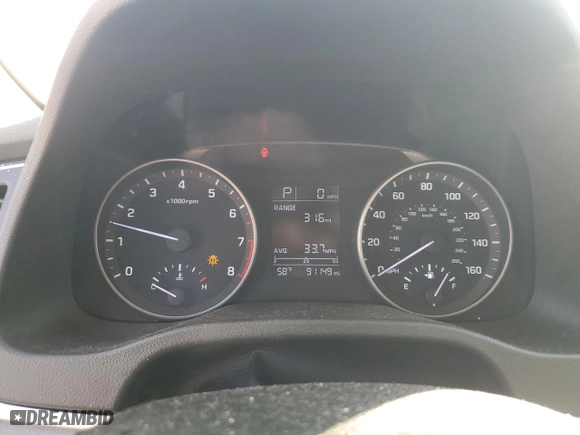 2017 Hyundai Elantra SE with VIN 5NPD74LF7HH048596, listed as a Copart auction lot 51341945 with 91,149 mi miles and Salvage Title. Bid and sale history available at carsss.com. Image 9.
