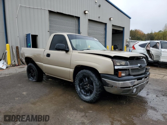 2004 Chevrolet Silverado 1500 LS with VIN 1GCEC14T14Z151423, listed as a Copart auction lot 79539694 with 255,697 mi miles and Salvage Title. Bid and sale history available at carsss.com. Image 4.