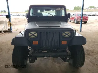 1995 Jeep Wrangler Sahara with VIN 1J4FY49S1SP256179, listed as a Copart auction lot 61137334 with 187,391 mi miles and Salvage Title. Bid and sale history available at carsss.com. Image 5.