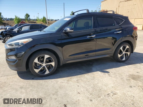 2016 Hyundai Tucson Limited with VIN KM8J33A27GU259046, listed as a Copart auction lot 53451025 with 103,420 mi miles and Clean Title. Bid and sale history available at carsss.com. Image 1.