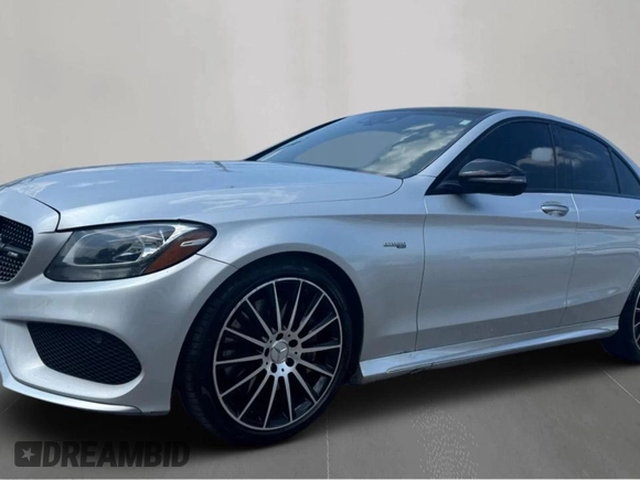 2017 Mercedes-Benz C 43 AMG with VIN 55SWF6EB9HU220691, listed as a Copart auction lot 65437375 with 104,010 mi miles and Clean title. Bid and sale history available at DreamBid. Image 2.
