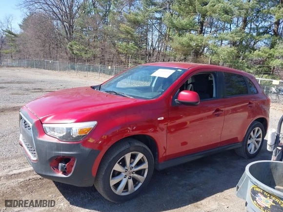 2013 Mitsubishi Outlander Sport ES with VIN 4A4AP3AU2DE013286, listed as a IAAI auction lot 41809398 with 245,254 mi miles. Bid and sale history available at carsss.com. Image 6.