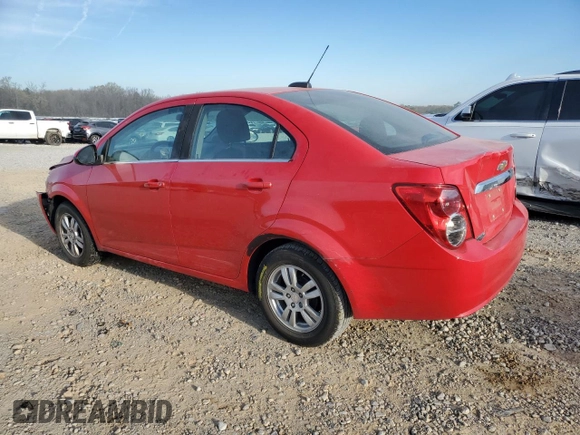 2015 Chevrolet Sonic LT with VIN 1G1JC5SHXF4213334, listed as a Copart auction lot 50563675 with 100,122 mi miles and Clean Title. Bid and sale history available at DreamBid. Image 2.