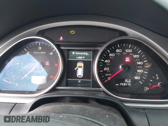 2013 Audi Q7 Premium Plus with VIN WA1LMAFE7DD004081, listed as a IAAI auction lot 40398134 with 143,475 mi miles and . Bid and sale history available at DreamBid. Image 7.