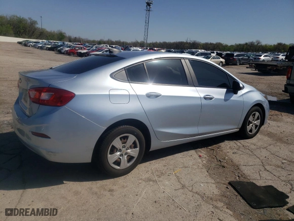 2017 Chevrolet Cruze LS with VIN 1G1BC5SM6H7130678, listed as a Copart auction lot 52235945 with 121,656 mi miles and Salvage Title. Bid and sale history available at carsss.com. Image 3.