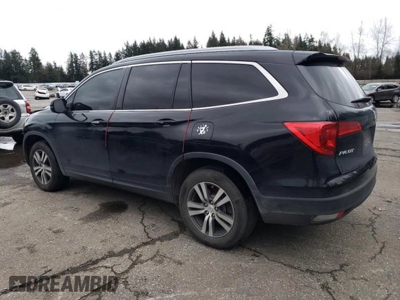 2017 Honda Pilot EX-L with VIN 5FNYF6H56HB086982, listed as a Copart auction lot 45590945 with 141,112 mi miles and Salvage Title. Bid and sale history available at DreamBid. Image 2.