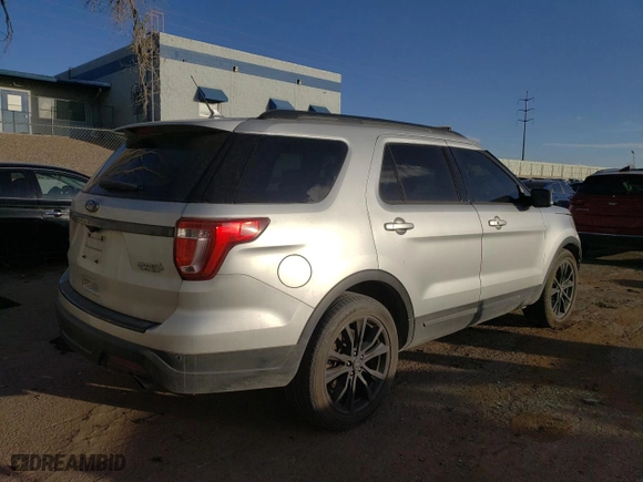 2018 Ford Explorer XLT with VIN 1FM5K7D88JGC54827, listed as a Copart auction lot 47766975 with 80,269 mi miles and Salvage Title. Bid and sale history available at carsss.com. Image 3.